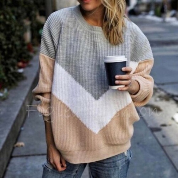 2 left💕 Spring ColorBlock Sweater - Picture 2 of 4